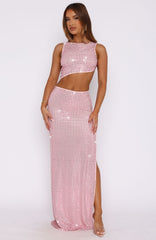 Your Baby Embellished Maxi Dress Baby Pink