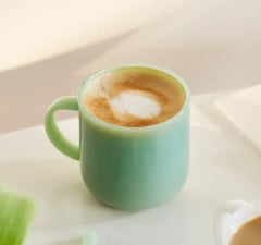 Jade Glass Cup Retro Green Glass High Borosilicate Glass Heat resistant Tea Cups Glass Coffee Mug Drinkware Dinking milk water
