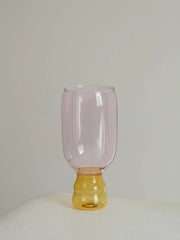 Champagne Glass Handmade Color Glass Wine Goblet Juice Cup Heat-Resistant Water Cup Drinking Wine Glass Cocktail-glass