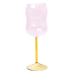 1pc Champagne Glass Handmade Color Glass Wine Goblet Juice Cup Heat-Resistant Water Cup Drinking Wine Glass Cocktail-glass