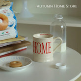 Original Home Series Ceramic Mug Breakfast Coffee Cup Retro Red Cup