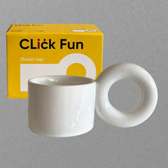 Doughnuts Large Handles Ceramic Mugs Art Splatter Coffee Cups Yogurt Bowls Creative Gifts