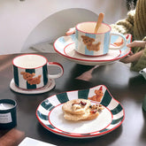 Mugs Water Cup Mark Cup Korean Cute Hand Painted Birthday Dog Ceramic Coffee Cups Set Stanley Cups Coffee Mug Kitchen Drinkware