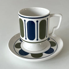 Korean Style Retro Vintage Tall Coffee Cup Butterfly Ear Handle Creative Ceramic Cup Milk Breakfast Cup Net Red