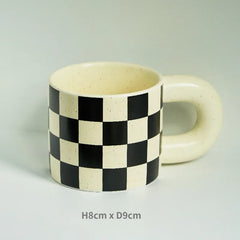 Korean Style Fatty Mug Design Splash Ink Ceramic Cup Spot Mugs Simple Coffee Mug Couple Cups Coffee Mugs Tea Drinkware