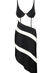 SCARLETT SWEETHEART MINI / MIDI DRESS - Black