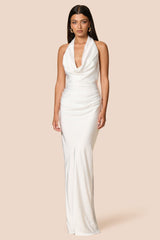 Nookie Penelope Drape Gown - Ivory