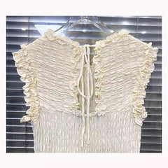 Sleeveless lace-up fairy dress