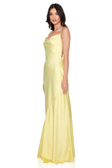 Nookie Entice Drape Gown - Lemon