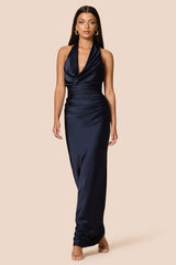 Nookie Penelope Drape Gown - Twilight