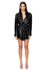 Nookie Off Duty Shirt Dress - Black